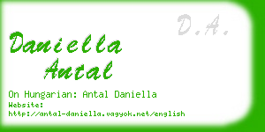 daniella antal business card